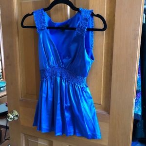 BCBG Maxazaria Royal Blue Top